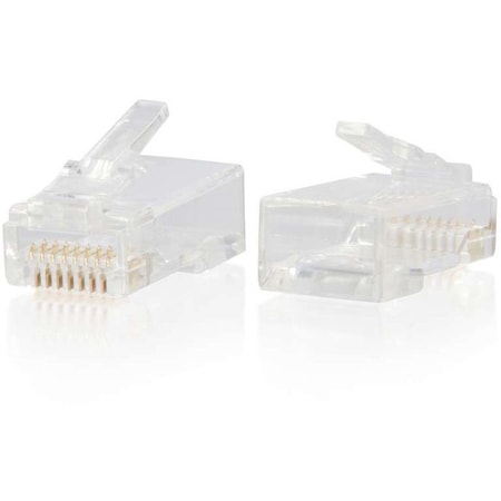 C2G RJ45 CAT6 MODULAR PLUG - 100PK TAA, 100PK 890